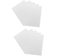 ADOCARN Feuilles de Mousse Soi-même Blanc A4, 10 Feuilles Faciles à Peindre et Découpables aux Ciseaux, pour Dessins et Loisirs Créatifs