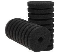 ADOCARN Filtre Exhausteur 2pcs Mousse Filtrante Noire pour Aquarium, Installation Pratique et Éponge de Préfiltration pour Accessoires de Remplacement