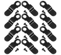 ADOCARN Fixations pour Cadres Photo 100 Pièces Clips à Bouton Tournant, Pièces Métalliques Suspendre de Photos et Affiches, Accessoires pour Mur de Galerie