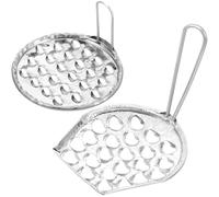 ADOCARN Grattoir à Gelée de Haricots Outil Cuisine Réutilisable et Résistant aux Chocs en Acier Inoxydable 2 Pièces pour Usage Domestique