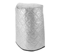 ADOCARN Housse de Protection Épaisse Résistante aux Intempéries Vieillissement Argentée en Tissu Non Tissé et Coton pour Bouteille de Gaz Cylindrique Cuisine Extérieure