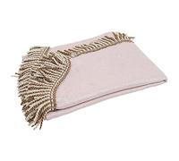 ADOCARN Housse de Protection Piano Velours Doré avec Franges Poussière pour Piano Droit Touches Durable et Doux Couvre Clavier Électrique Rose