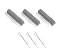 ADOCARN Jeu de 3 Pierres Cylindriques pour Rodage Moteur Outil à 3 Mâchoires Réglable Pierre de Ponçage Solide pour Alésage de Cylindre Nettoyage et Polissage Professionnel Accessoire