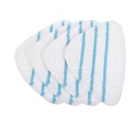 ADOCARN Lingettes de Remplacement Triangulaires en Fibre Réutilisables Lot de 4 Compatibles et Lavables pour Balai Vapeur pour Nettoyage en Profondeur des Sols