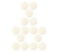 ADOCARN Lingettes Exfoliantes Visage en Luffa Naturel, 15 Pcs Diamètre 5,5 Cm, Disques Nettoyants Doux pour Bain, Soin Peau et Élimination Points Noirs
