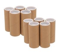 ADOCARN Lot de 10 Tubes d'Expédition Ronds en Papier Recyclable Diamètre Intérieur 40 MM Épaisseur 3 MM Longueur 20 CM Tube à Pièces en Papier Multifonction pour Rangement et