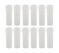 ADOCARN Lot de 12 Cache-bougies en Plastique Blanc, Manchons Anti-goutte pour Lustres, Diamètre 30 Mm X 100 Mm, Accessoires Décoratifs pour Bougies D’intérieur, Protection pour Douilles