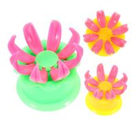 ADOCARN Lot de 2 Moules à Brioches Vapeur en Plastique Sûr, Couleurs Jaune et Vert, Moules à Pâtisserie pour Petits Pains et Tartes Chinois, Ustensiles Cuisine pour Cuisson et Pâtisserie