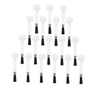 ADOCARN Lot de 20 Pinceaux à Vernis à Ongles 9 Mm Brosse Manucure Remplaçable pour Nail Art Professionnels et Particuliers Accessoires Salon de Manucure