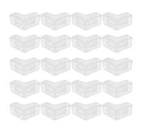 ADOCARN Lot de 20 Protections d'angle pour Aquarium : Protections d'angle de 10 mm pour Aquarium sans Rebord - Transparente des Bords