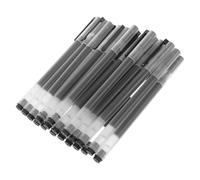 ADOCARN Lot de 20 stylos à encre noire : capacité, 0,5 mm, style minimaliste, pour enseignants, écriture fluide, devoirs, fournitures de bureau, collègues