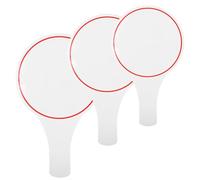 ADOCARN Lot de 3 Mini Tableaux Blancs Effaçables à Sec en Mousse Rigide, Tailles 20x30 Cm, 15x25 Cm et 10x20 Cm, pour Commission de Vote et Présentation, Tableau D’écriture Portable