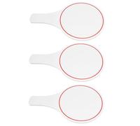 ADOCARN Lot de 3 Tableaux de Score Vierges 15×25 Cm, Tableau Blanc Effaçable à Sec Seule Face, Tableau D'affichage pour Vote, Notation et Jury, Accessoire Bureau Polyvalent