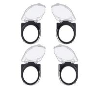 ADOCARN Lot de 4 Caches-boutons en Plastique pour Protection de Boutons D'ascenseur, Design Antimisoperation et Résistant à L'usure pour Divers Appareils