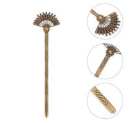 ADOCARN Lot De 5 Fourches à Cheveux En Alliage Forme Éventail 158x42 Mm Couleur Bronze Rétro Accessoires Coiffure Fête Cérémonie