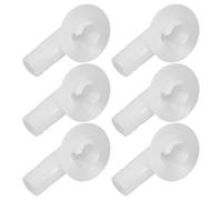 ADOCARN Lot de 6 Raccords Coudés 18 MM pour Évacuation de Condensats Climatiseur Adaptateurs Solide Résistants UV pour Système Split Connecteurs Compatibles pour Tuyaux D’Évacuation