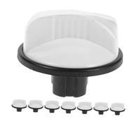 ADOCARN Lot De 8 Boutons De Rechange Pour Machine À Laver Sèche-Linge Double Barillet Et Double Cylindre Pour Sèche-Linge Portable Minuterie De Machine À Laver En Plastique Beige