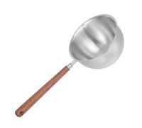 ADOCARN Louche avec Double Bec Verseur et Manche Long Ergonomique Bec Verseur en Acier Inoxydable pour Servir Soupe et Bouillon Facilement Cuisine