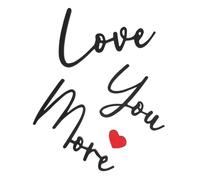 ADOCARN Love You More Wooden Sign Blocks Heart Shaped Home Decor for Weddings and Valentine Day Cozy Wall Art for Bedroom and Living Room