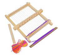 ADOCARN Machine à DIY pour Garçon Fille Métier à Manuel Sûr et Kit Créatif pour Garçon Fille Accessoires Personnalisés Laine Apprentissage Ludique Couleur Aléatoire
