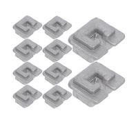 ADOCARN Manchon à Œillet pour Coupe-bordures en Alliage D'aluminium, Lot de 10 Pièces pour Remplacement Douille D'œillet Tête de Coupe, Adapté pour Entretien de Pelouse Soignée, Fixation