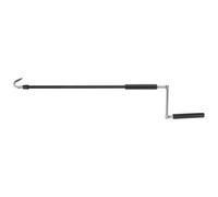 ADOCARN Manivelle de Store Enrouleur en Fer Noir 59,5cm pour Auvent de Pergola, Tige Robuste à Opération Facile pour Espaces Extérieurs