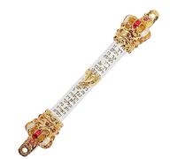 ADOCARN Mezuzah Métallique Délicat pour Porte Design Religieux Chic pour Droit de Maison pour Hanoukka et Nouveaux Mariés