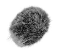 ADOCARN Microphone Wind Screen Protection Cover Wind Muff With Soft Artificial Fur Durable Microphone Bonnette For Studio Meeting Stage Use And