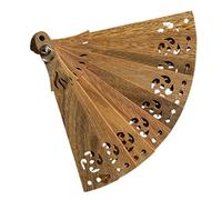 ADOCARN Mini Éventail Pliant Décoratif Porte Clés Pendentif pour Sac et Voiture Ornement Artisanal Rétro Chinois Polyvalent