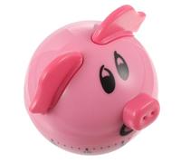 ADOCARN Minuteur de Cuisine Mécanique Cochon Dessin Animé Unique Compte à Rebours Gadget Visuel pour Cuisine et Maison