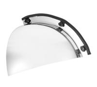 ADOCARN Miroir Convexe D'angle Mort Argenté 1/8 Sphère Vue Grand Angle pour Circulation Extérieure et Usage Intérieur en Magasin, Matériau Acrylique et Caoutchouc