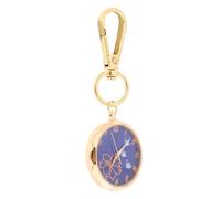 ADOCARN Montre Infirmière Décorative Porte-clés Suspendu en Verre Bleu Affichage Chiffres Arabes pour Soignants et Médecins