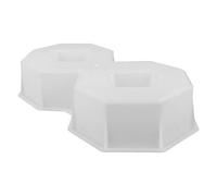 ADOCARN Moule à Pavés en Plastique PP 8 Formes pour Coulée de Ciment, Solide et Facile à Démouler, pour Allées et Chemins de Jardin