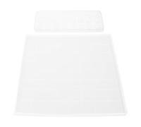 ADOCARN Moule Silicone pour Jeu D’échecs en Époxy 3D, Grand Plateau 31x31 Cm, Kit 2 Pièces Moule à Pièces D’échecs, Bricolage Artistique et Décoration Créative