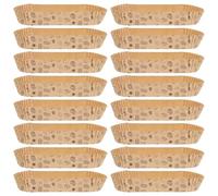 ADOCARN Moules à Gâteaux en Papier de Bateau Jetables 100 Pcs, Plateaux à Longs Antiadhésifs Résistants à Haute Température, Accessoires Pâtisserie pour Cupcakes et Muffins