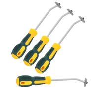 ADOCARN Outil de Retrait de Coulis en Acier Tungstène 4pcs Poignée Ergonomique pour Nettoyage des Joints de Carrelage Céramique et Rénovation de Salle de Bain