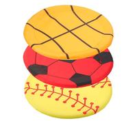 ADOCARN Pack de 3 Disque Volant en Tissu Souple, Rond, Facile à Nettoyer, Lavable en Machine, de Lancer pour Chiens et Chiots, Jeux D’été, Jeu de Rapport