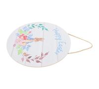 ADOCARN Panneau Bois Décoratif De Pâques Plaque Suspendue Joyeuses Pâques pour Porte Entrée Décoration Printanière Festive pour Votre Maison
