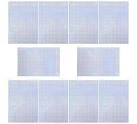 ADOCARN Papier D'impression Laser A4 Imperméable et Résistant la Graisse en Pet, Papier Photo Coloré à Grain de Diamant, Pack de 10 Feuilles pour Bureaux et Entreprises