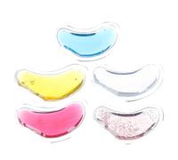 ADOCARN Patchs hydratants pour les yeux 5 pièces en gel en forme de U réutilisables coussinets chaud froid pour soin et réhabilitation oculaire