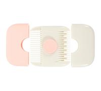 ADOCARN Peigne de Coupe de Cheveux Garçon et Filles Rose Fleur en ABS et Acier Inoxydable Outil de Coiffure Sécurisé Lame de Protection pour Couper et Effiler Frange et Cheveux Fins