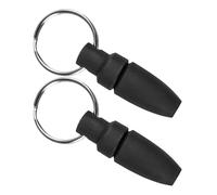 ADOCARN Perceuse à cigares compacte en acier inoxydable et silicone, porte-clés, 2 pièces, pour voyages et événements sociaux