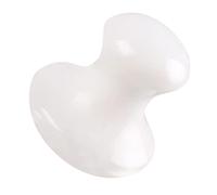 ADOCARN Pierre De Massage Jade Ronde Forme Champignon Pour Visage Et Corps Stimule Circulation Sanguine Réduit Douleurs Améliore Mobilité Masseur Manuel Et Sûr Pour Détente Cervicale Et Do