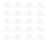 ADOCARN Pince à Ventouse pour Cordon Plat 4, 3cm Lot de 20 en Pvc