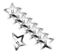 ADOCARN Pinces à Cheveux Étoiles En Métal Argenté, Lot De 20 Petites Barrettes, Pour Filles De 8 à 12 Ans, Accessoires Coiffure Kawaii Pour École, Maison Et Fêtes