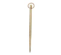 ADOCARN Piquet D'ancrage en Fer Or pour Moutons et Chevaux Pointe Stable, pour Prairies et Champs, Piquet de Fixation Robuste pour Animaux Ferme