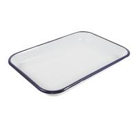 ADOCARN Plaque Antiadhésive Plat de Cuisson en Émail Barbecue Rectangulaire Multi-usage, Facile à Nettoyer pour Four et Rôtisserie