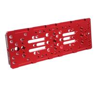 ADOCARN Plaque de Pont à Queue d'aronde, Plaque de Base inférieure, Monture à Queue d'aronde en métal, Compatible avec Le télescope Angeleyes, trépied équatorial, astrophotographie du