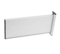 ADOCARN Plaque de Porte Remplaçable en Alliage D'aluminium Argenté Double Face Design Usage Polyvalent et Aspect Professionnel pour Bureau, Centre Médical ou Hôpital
