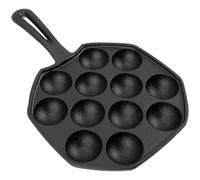 ADOCARN Plat à Escargots en Fonte Épaisse 12 Trous Accessoires, Plateau Cuisson Résistant Haute Température, Ensemble Four et Service pour Escargots et Fruits de Mer, Lave-vaisselle